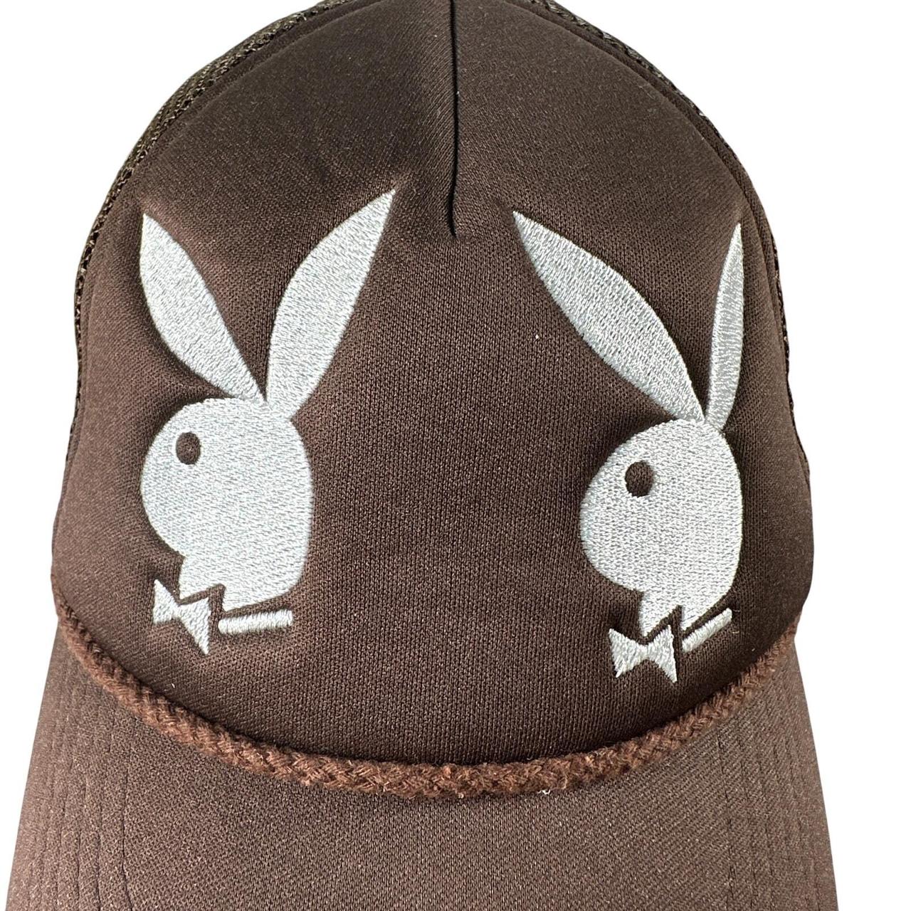 Source Unknown Men's Caps - Brown/White – Playboy… - image 3