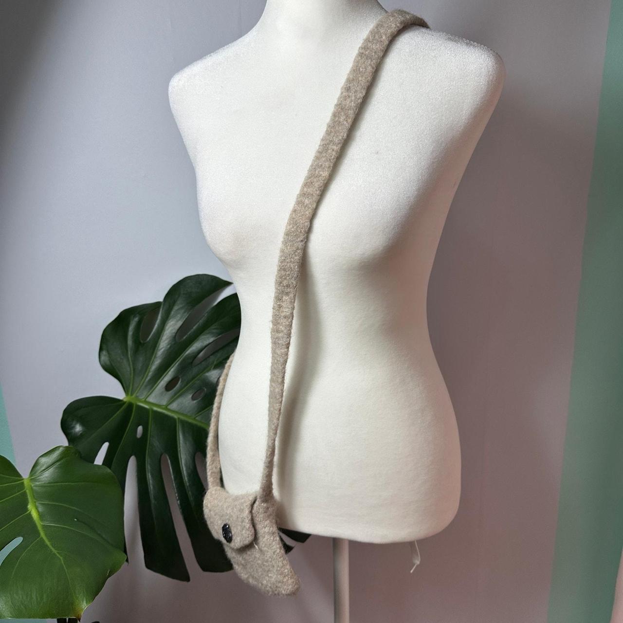 Source Unknown Women's Bag - Tan – Handmade Felte… - image 2