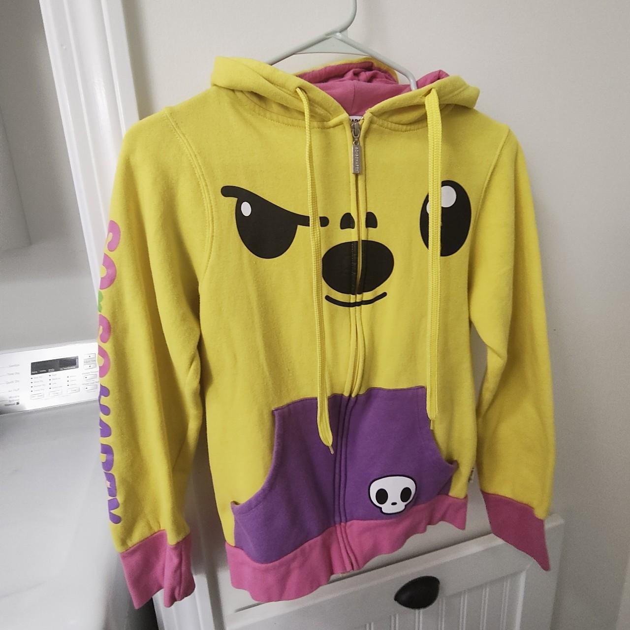 Happy hoodie yellow best sale