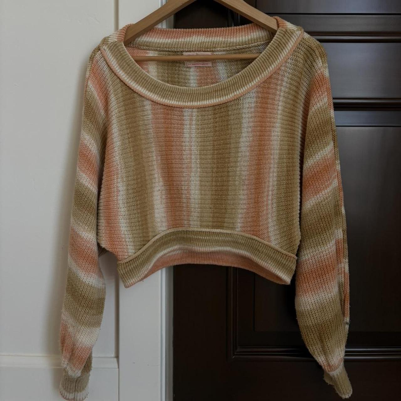 Urban Outfitters Women's Sweater - Multi/Orange -… - image 1