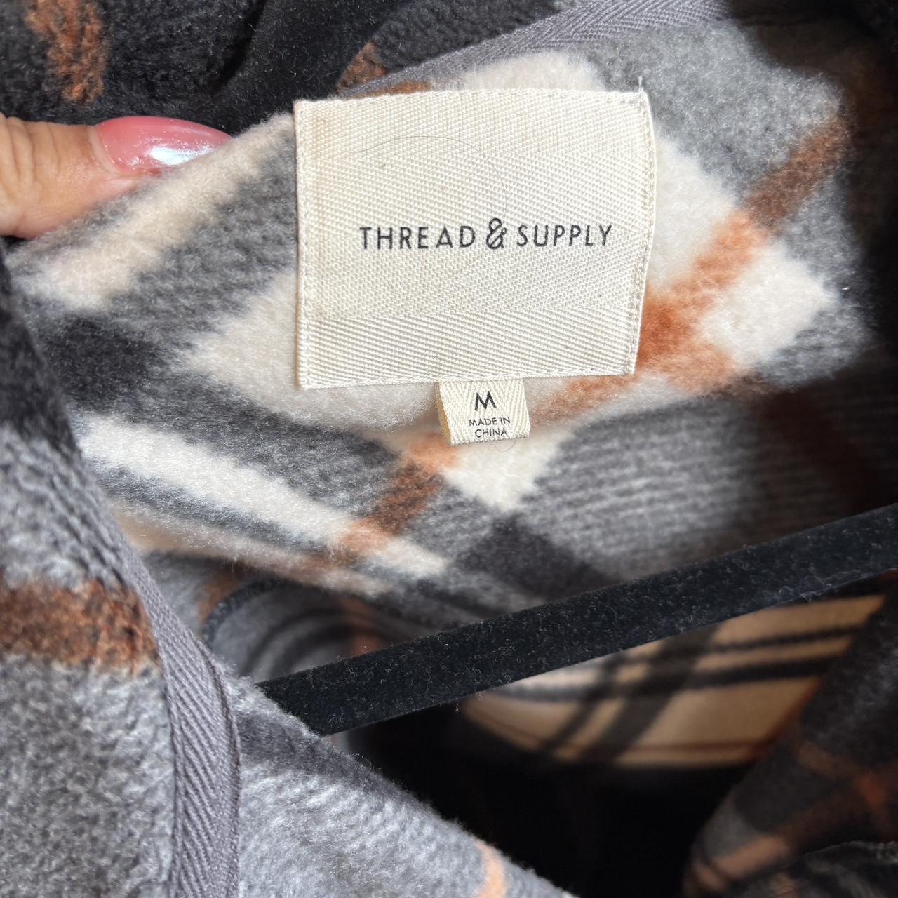 Women's Shacket Jacket - Multi/Brown - M – Thread… - image 2