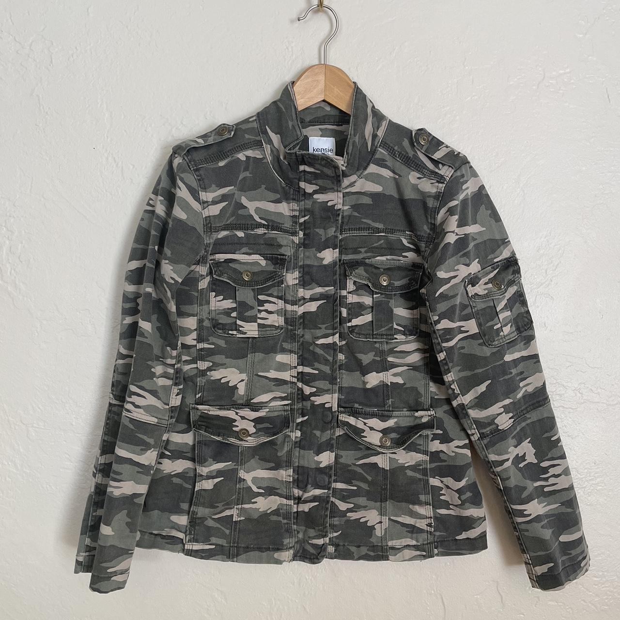 kensie camouflage jacket