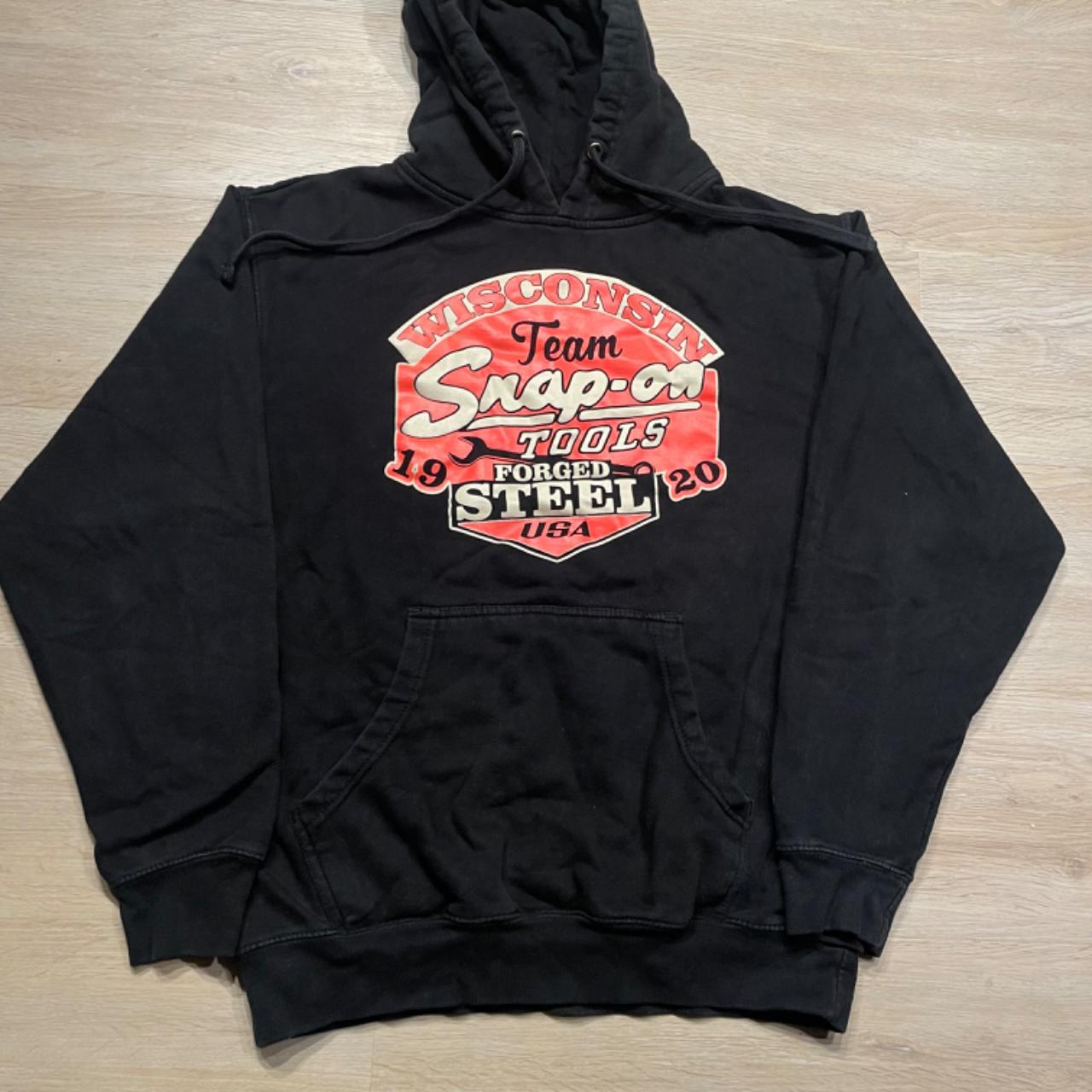 Snap On Tools Graphic Hoodie Size Medium Mint Depop