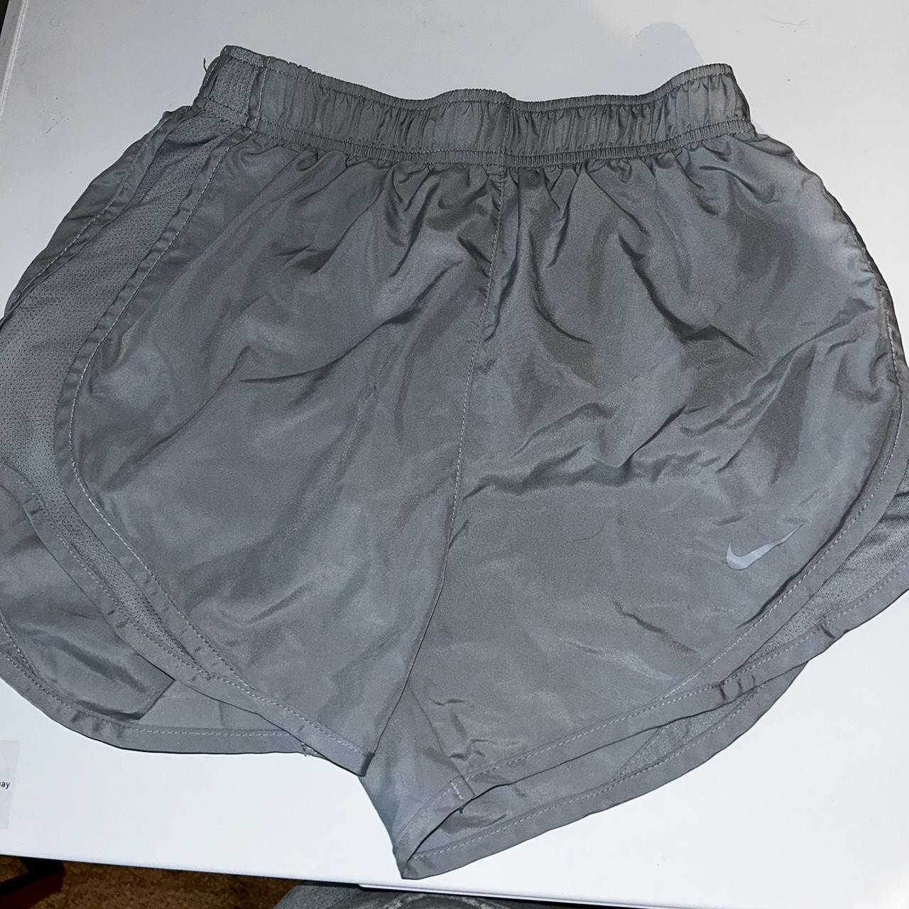 grey nike shorts womens