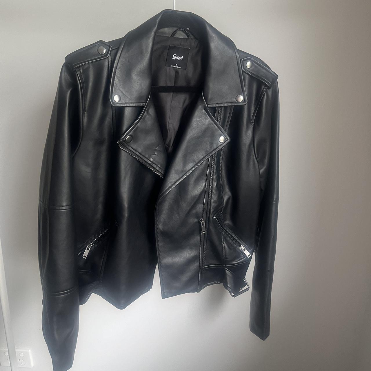 Sportsgirl discount leather jacket