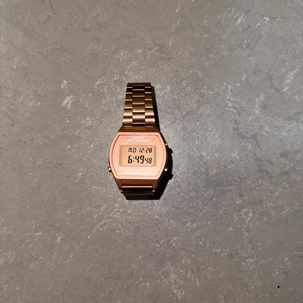 Rose gold casio outlet vintage