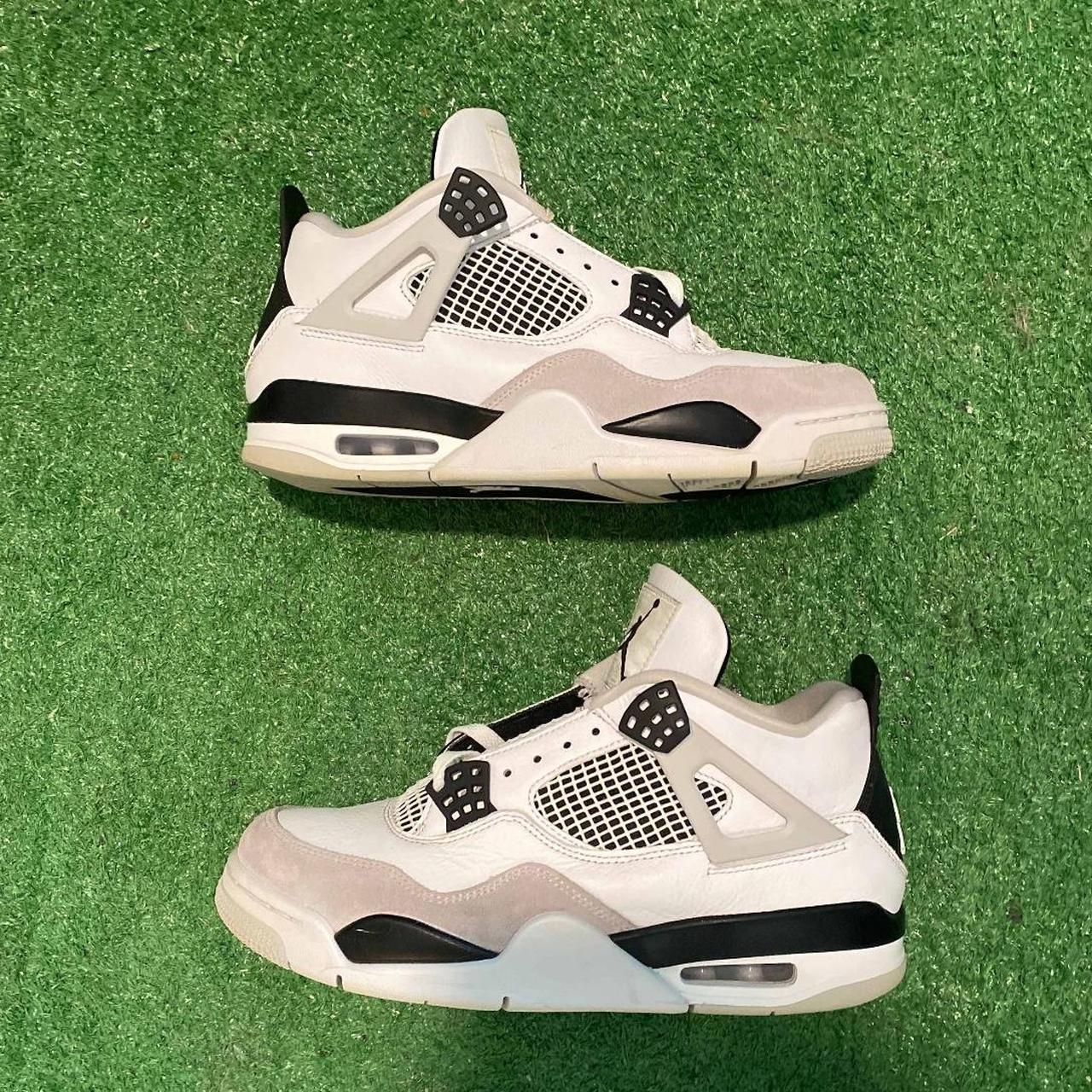 Air Jordan 4 retro military black size 10 no box... Depop