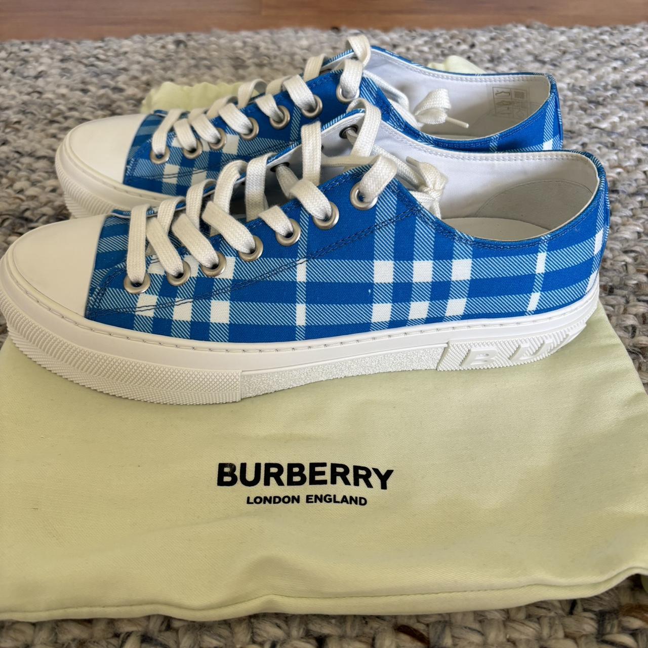 Men's Burberry sneaker. Size 9 and worn a few times. | Depop