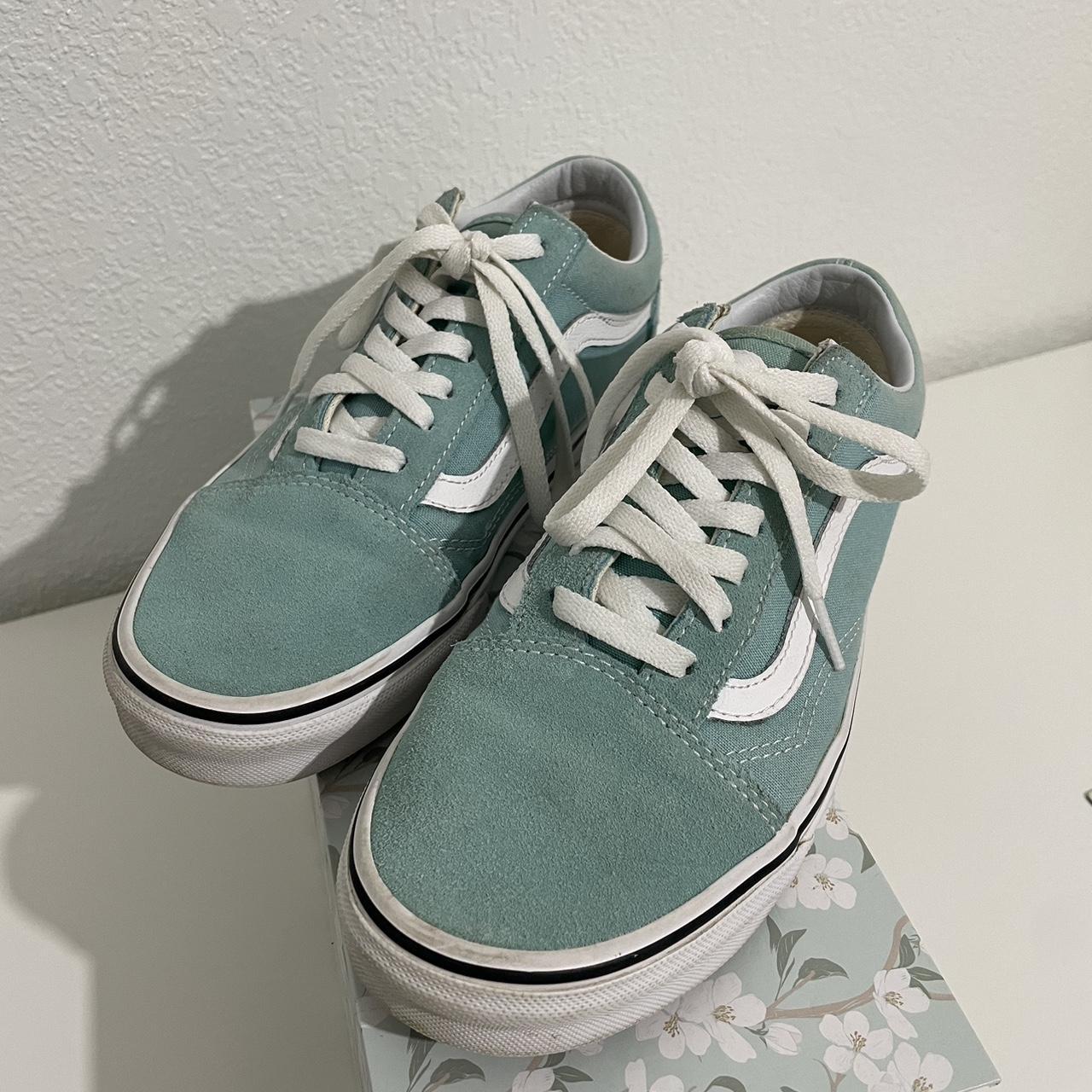 Gray and turquoise sales vans