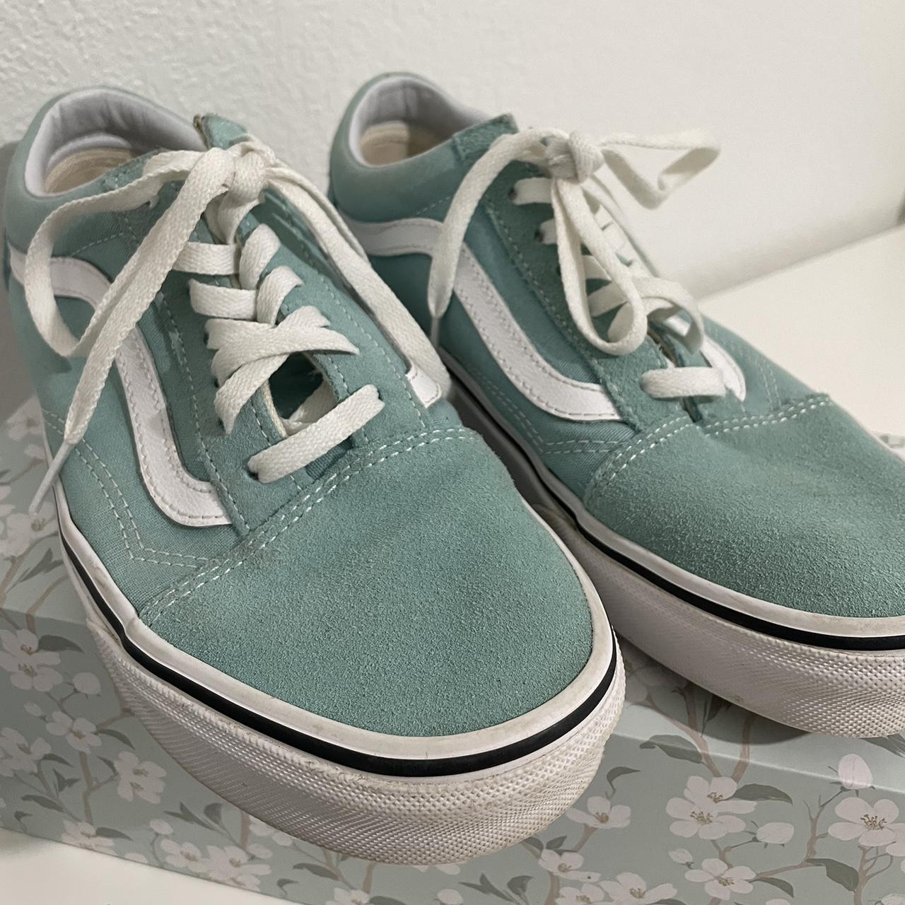 Fashion aqua haze vans