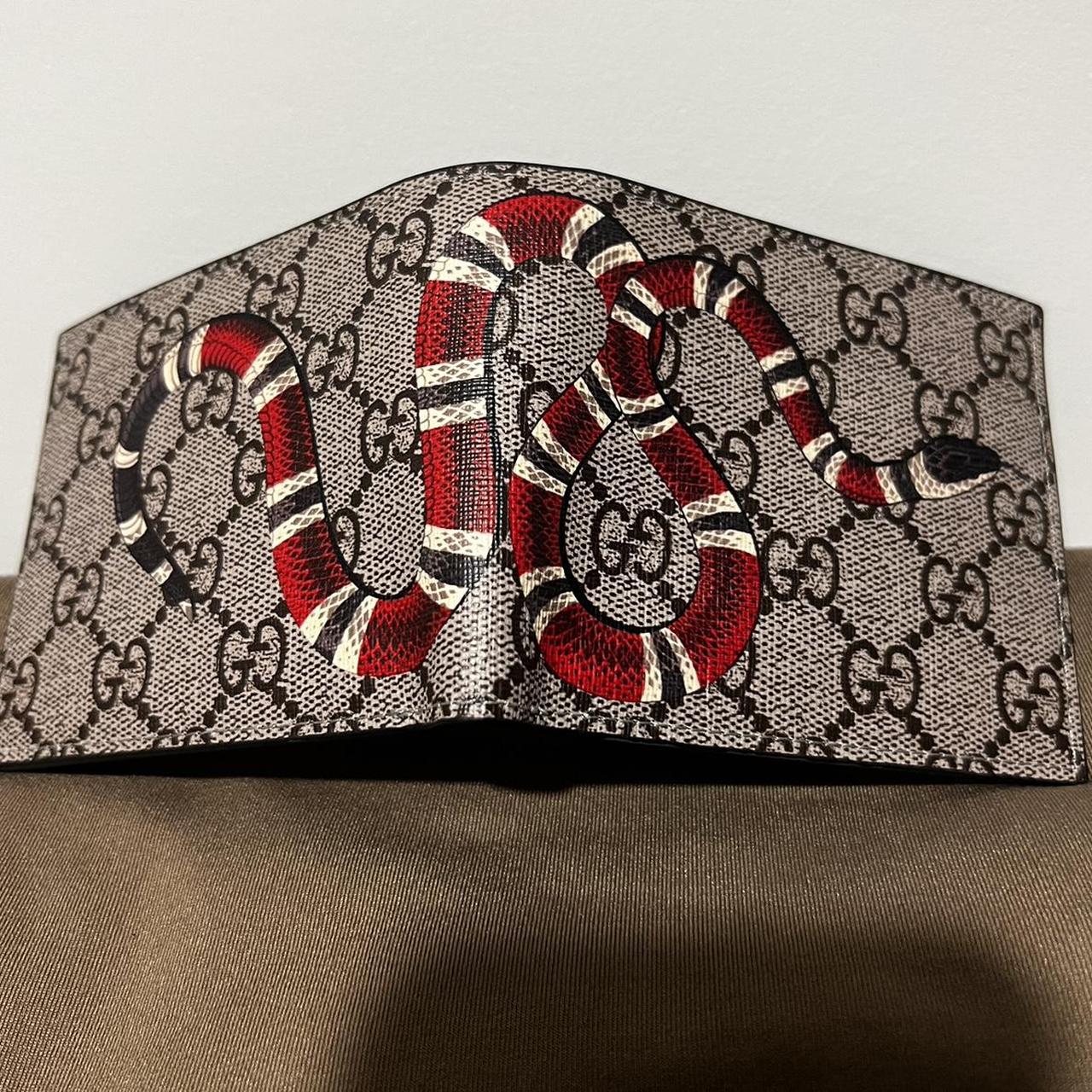 Porta agenda Gucci originale pelle marrone logo - Depop