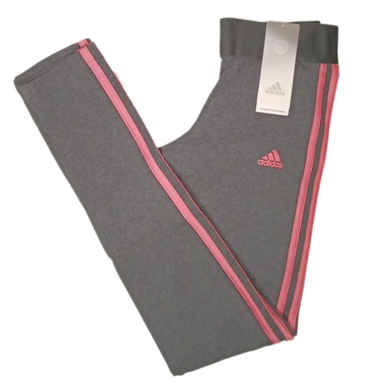 Grey and pink adidas leggings best sale