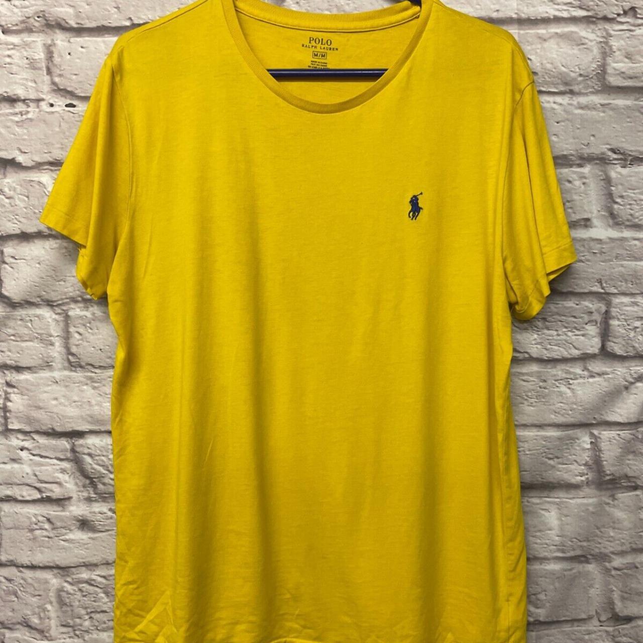 Polo Ralph Lauren TShirt Size Medium,Colour Yellow Depop
