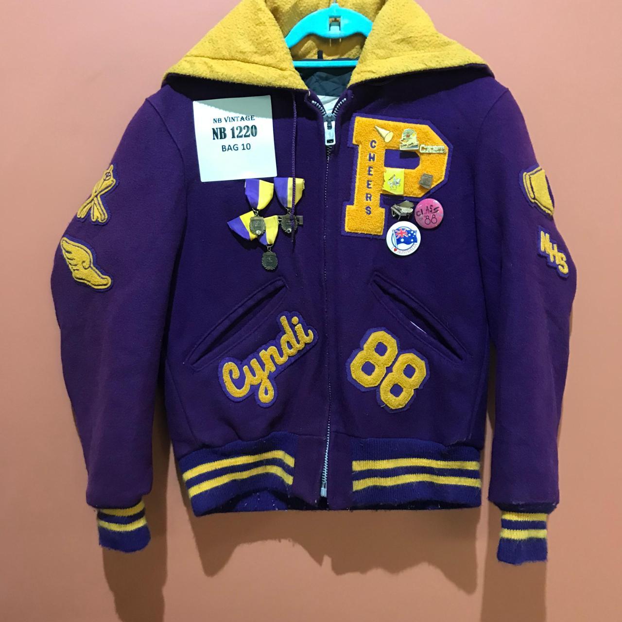 DeLONG Cheerleader 1988 High School Letterman | Depop