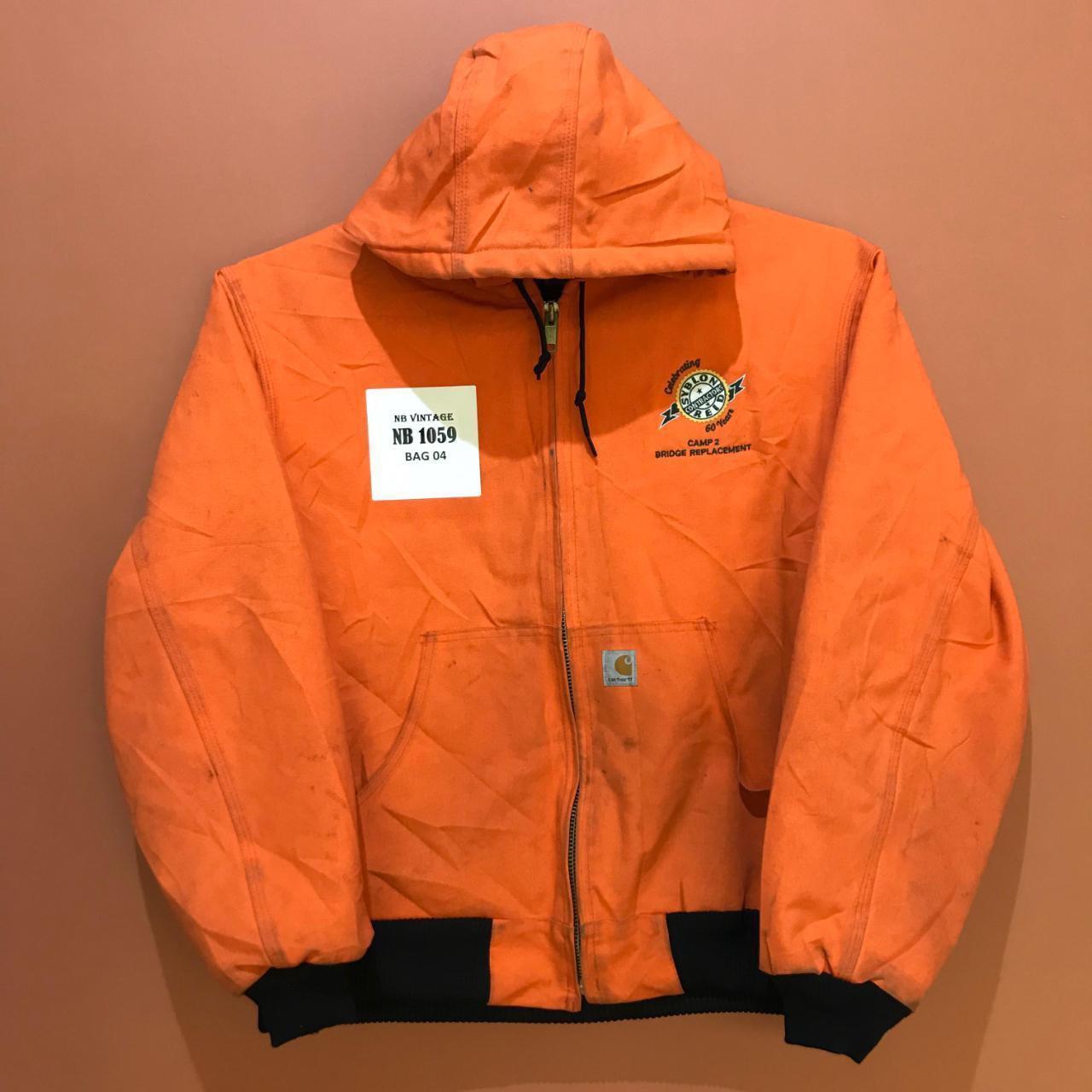 Carhartt men's orange jacket hotsell