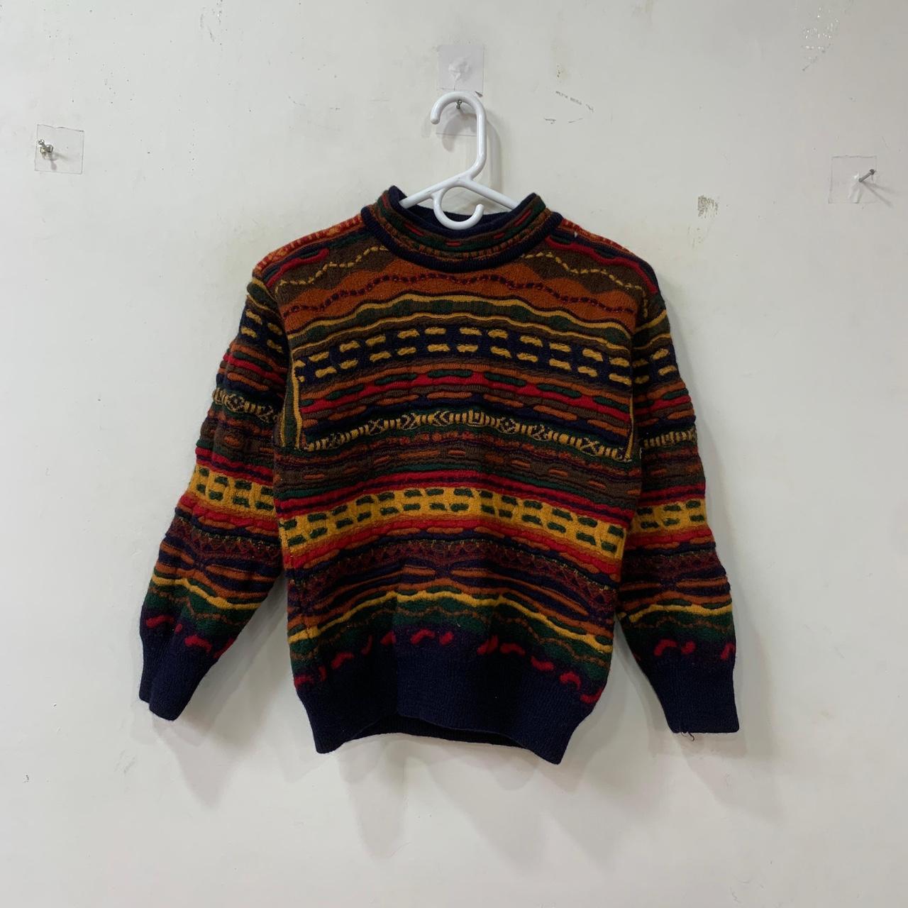 Mens Vintage popular Crewneck Sweatshirt, funky pattern