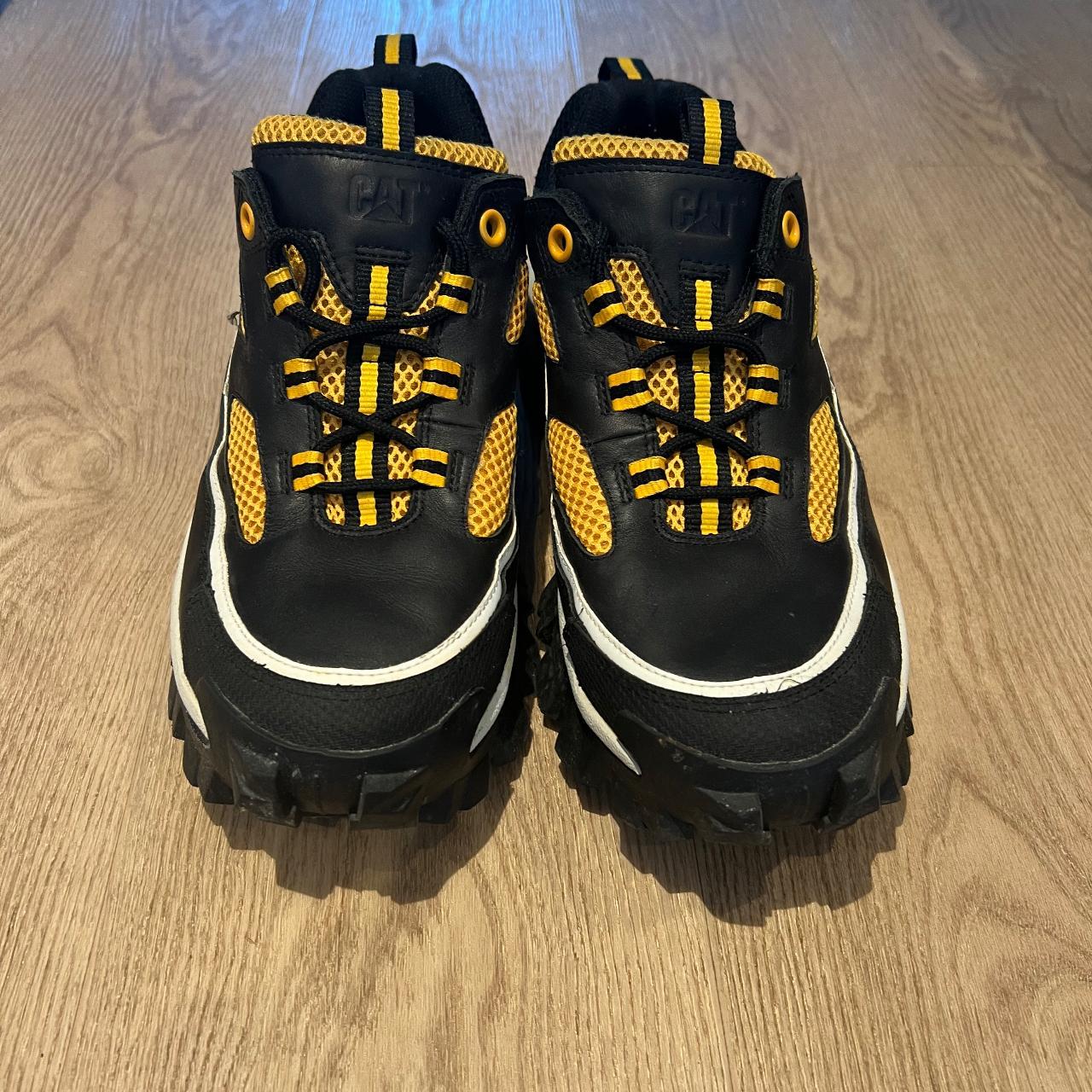 Axel Arigato CAT Black Yellow Chunky Trainers