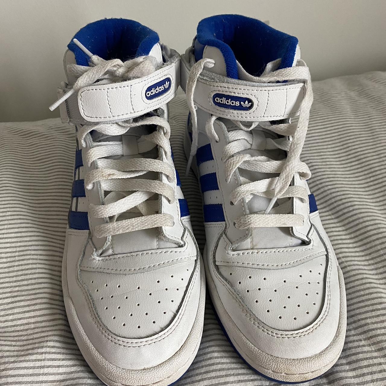 adidas forum mids BARELY WORN but so cute men’s 6 - Depop