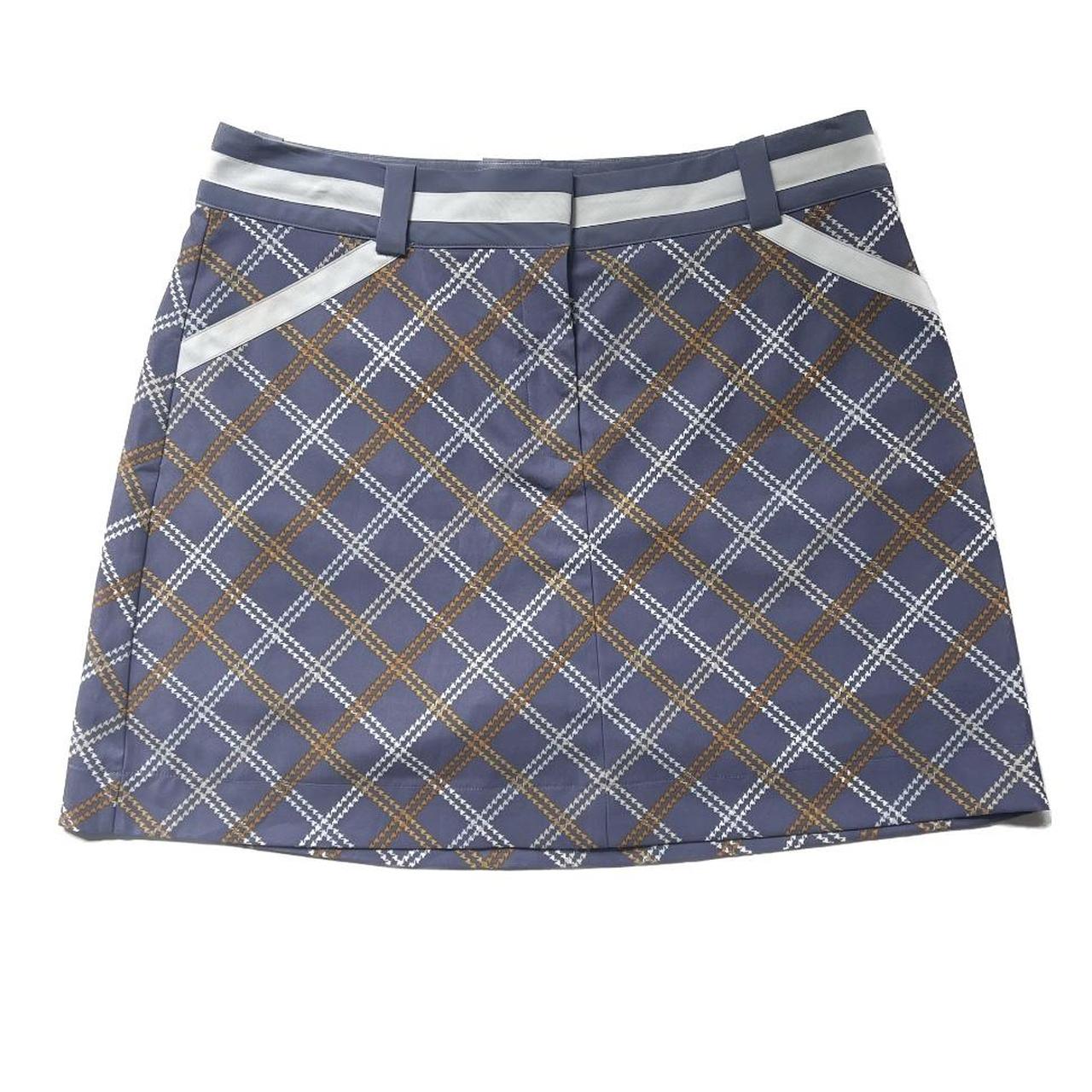 purple plaid skirt nike