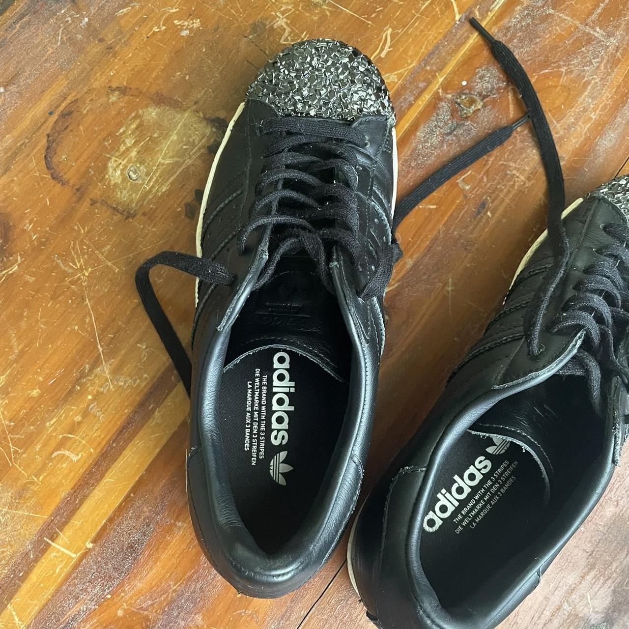 Brand Adidas Superstar Metal Toe Black Adidas Black Superstar With