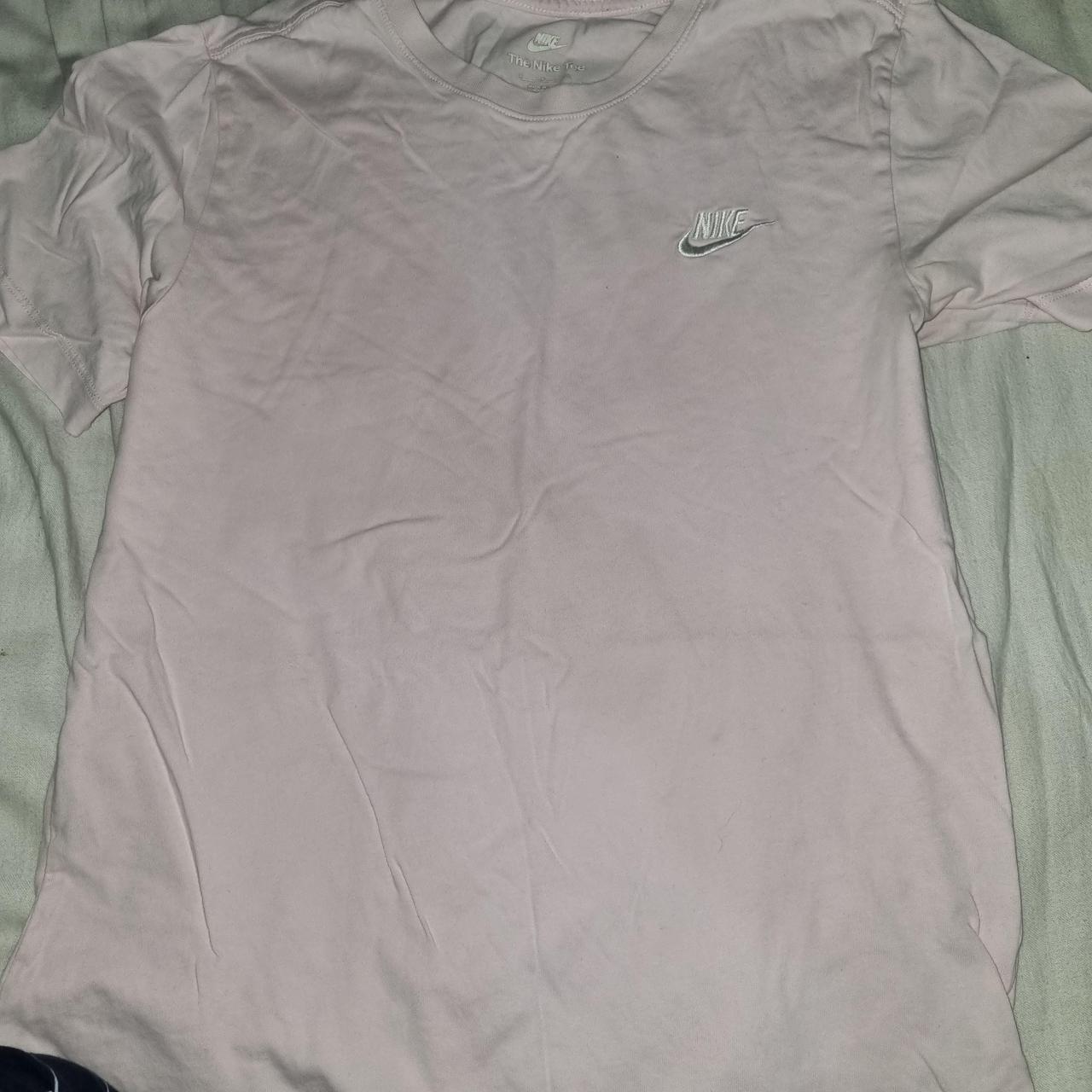 digital pink nike shirt