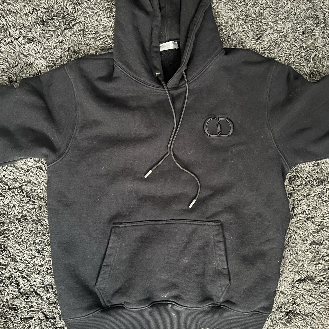 Dior CD hoodie black Message for tags pic Decent... - Depop