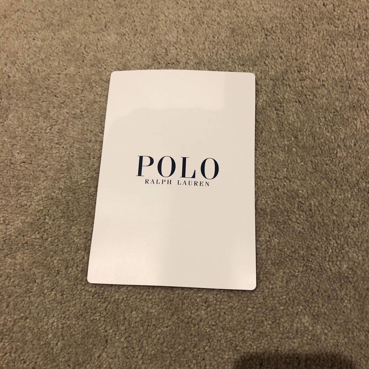 Ralph Lauren Card Came with a purchase from the... Depop