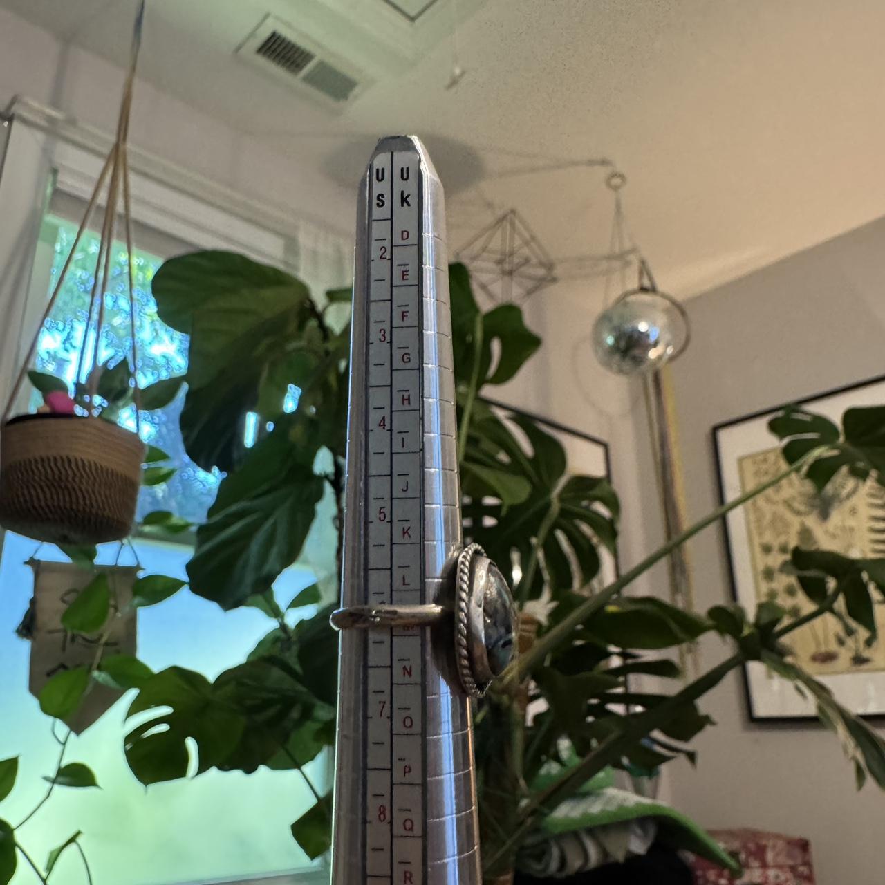 Native Women's Ring - Blue/Silver – Unique vintag… - image 2