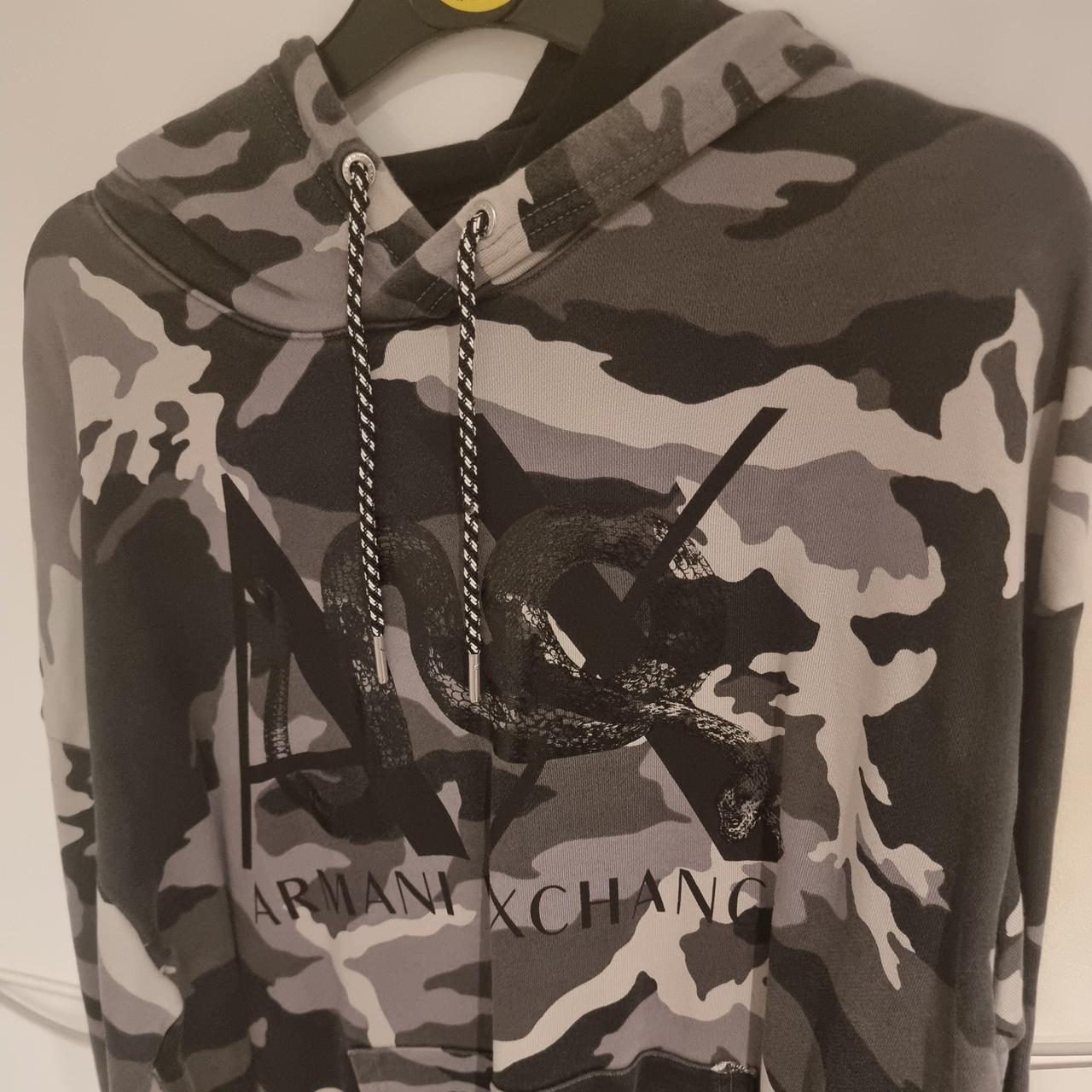 L Armani Exchange Hoodie Camo Depop