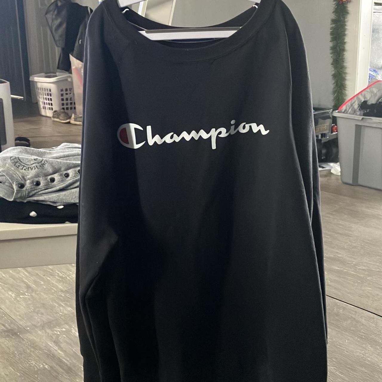 Champion Pullover Sweater Logo Oversized 3X This