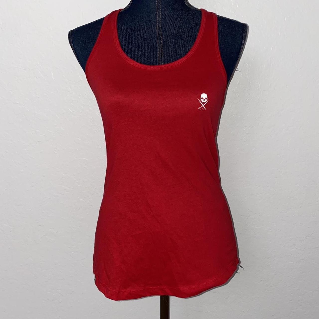 Cuddl Duds Red Sleeveless Vest Fleecewear with - Depop