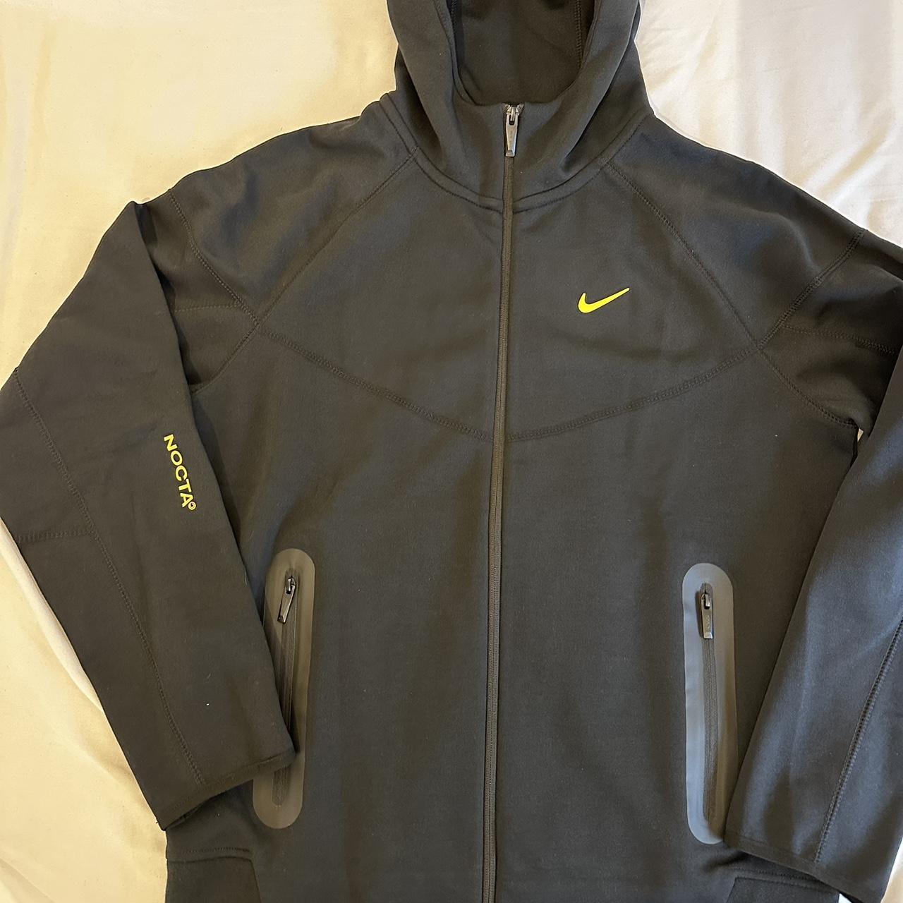 Black NOCTA Nike tech fleece top. Nice material, and... - Depop