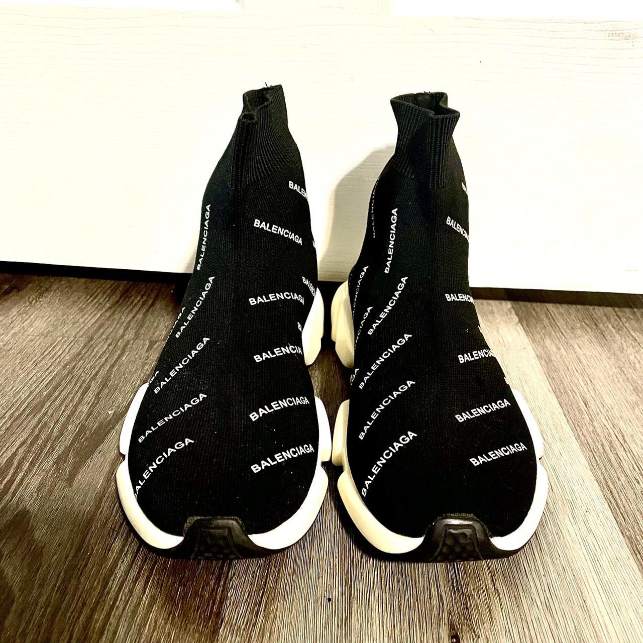 Balenciaga speed hot sale trainer print