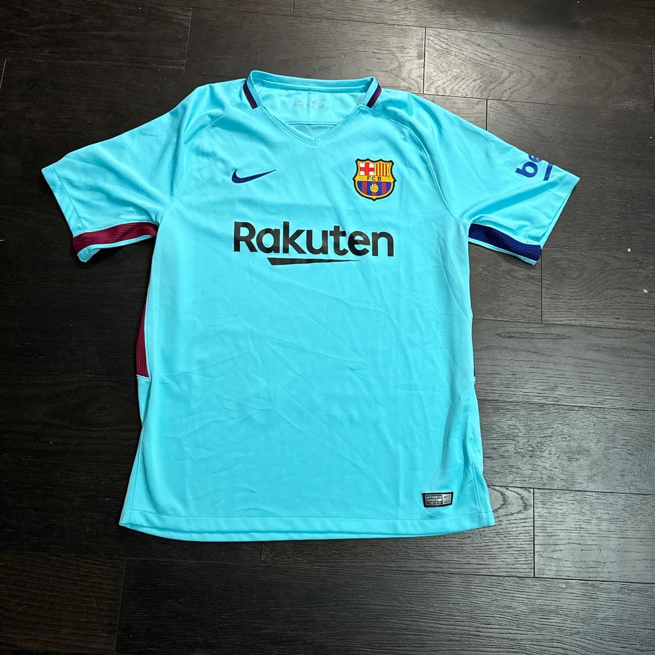 2017 Barcelona FC Away Jersey Sz L - Depop