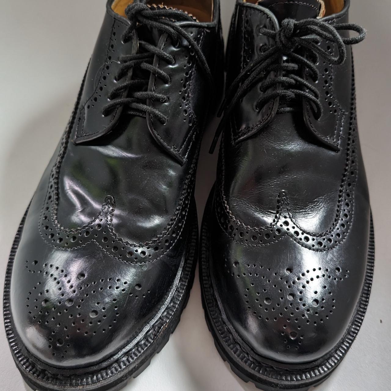 visvim patrician wt folk full lug sole black | Depop