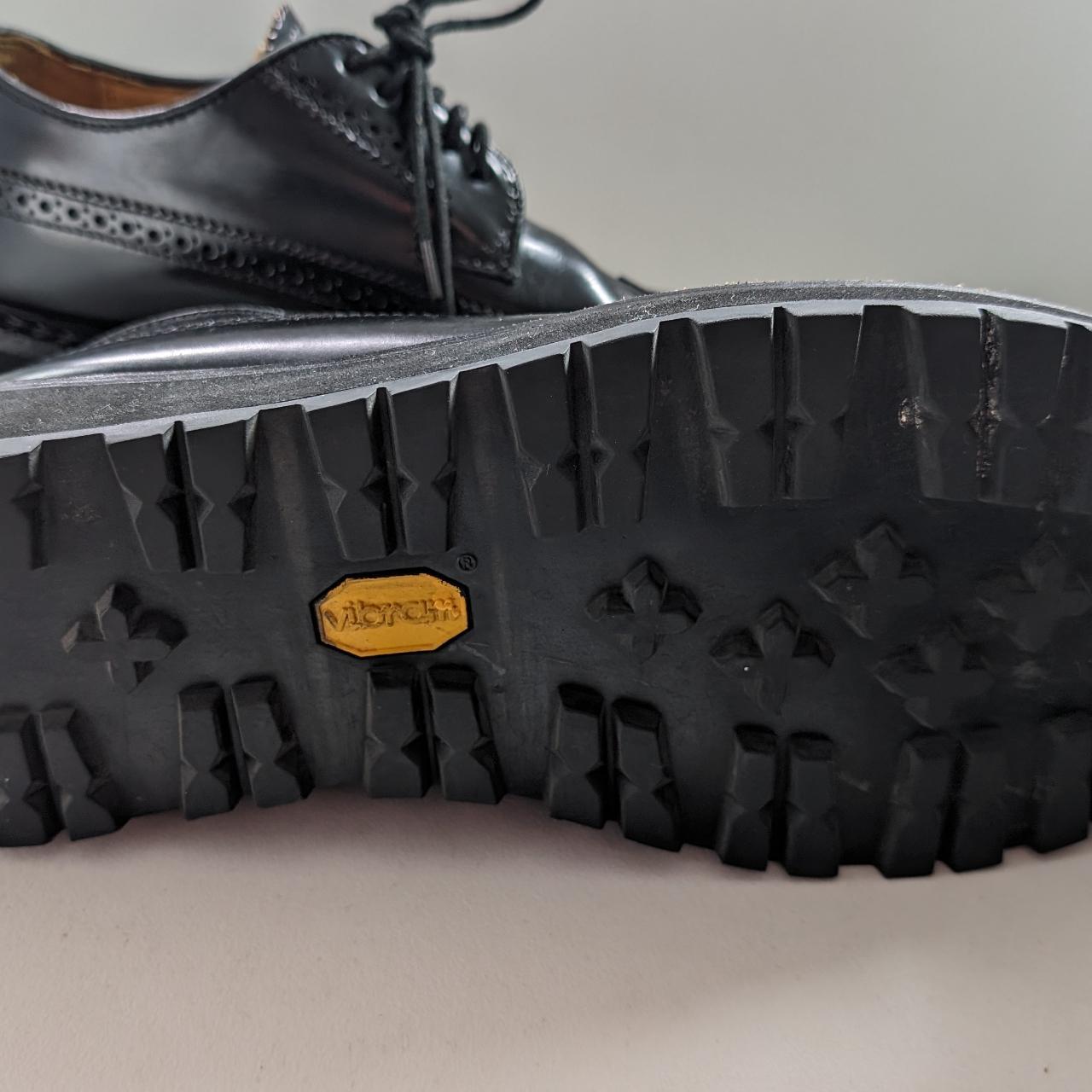 visvim patrician wt folk full lug sole black | Depop