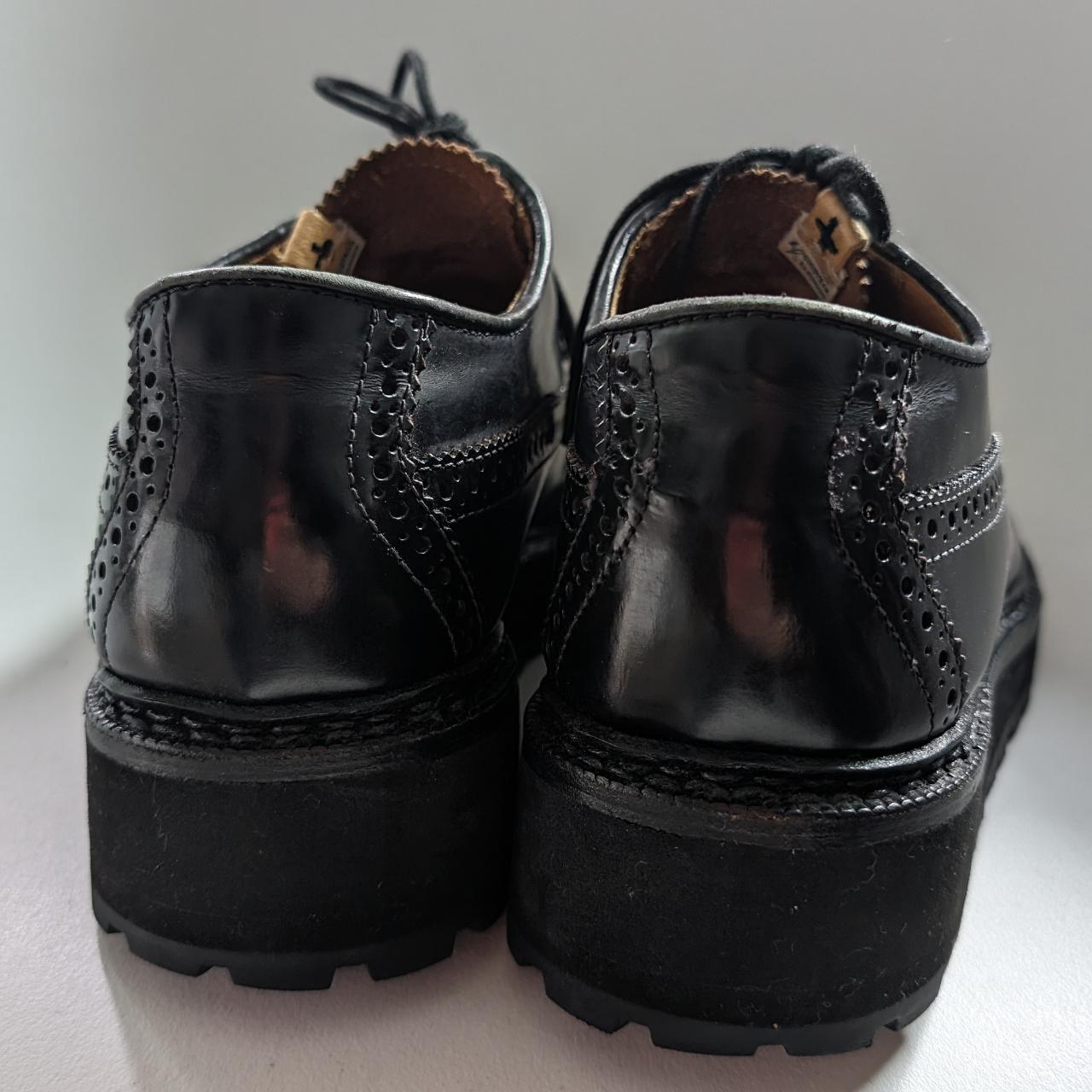 visvim patrician wt folk full lug sole black | Depop