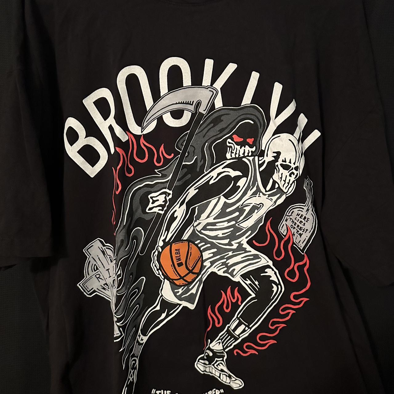 Warren Lotas Brooklyn Nets “Slim Reaper” Tee, Limited...