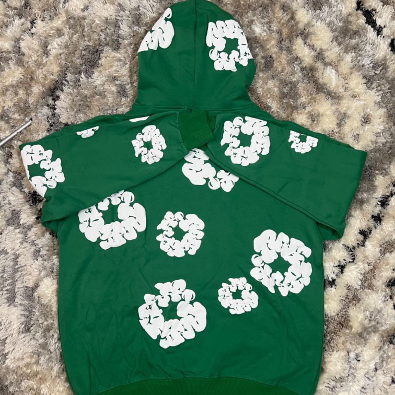 Denim Tears Green Hoodie Size M Brand New Depop