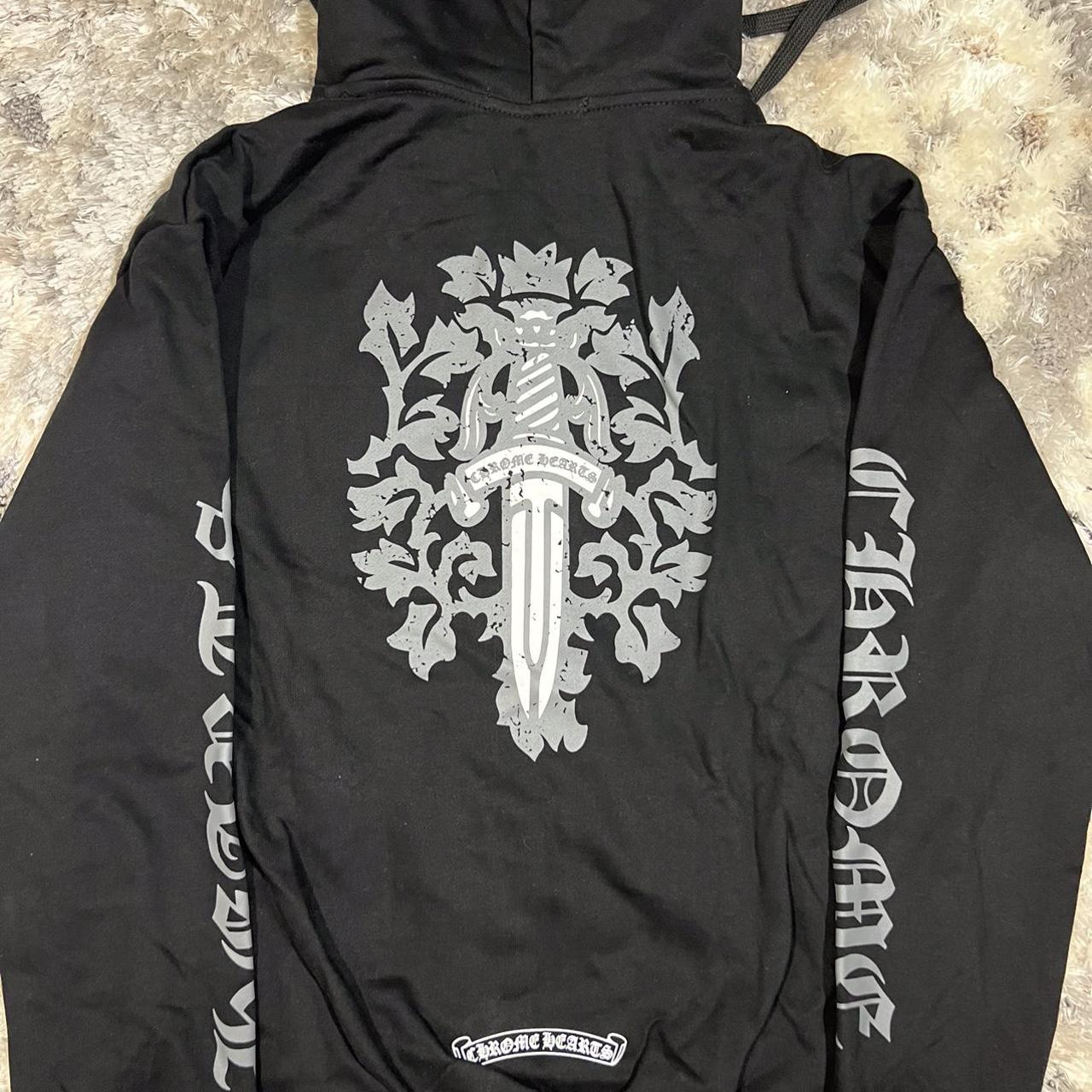 Chrome Hearts hoodie zip up Size L brand new - Depop