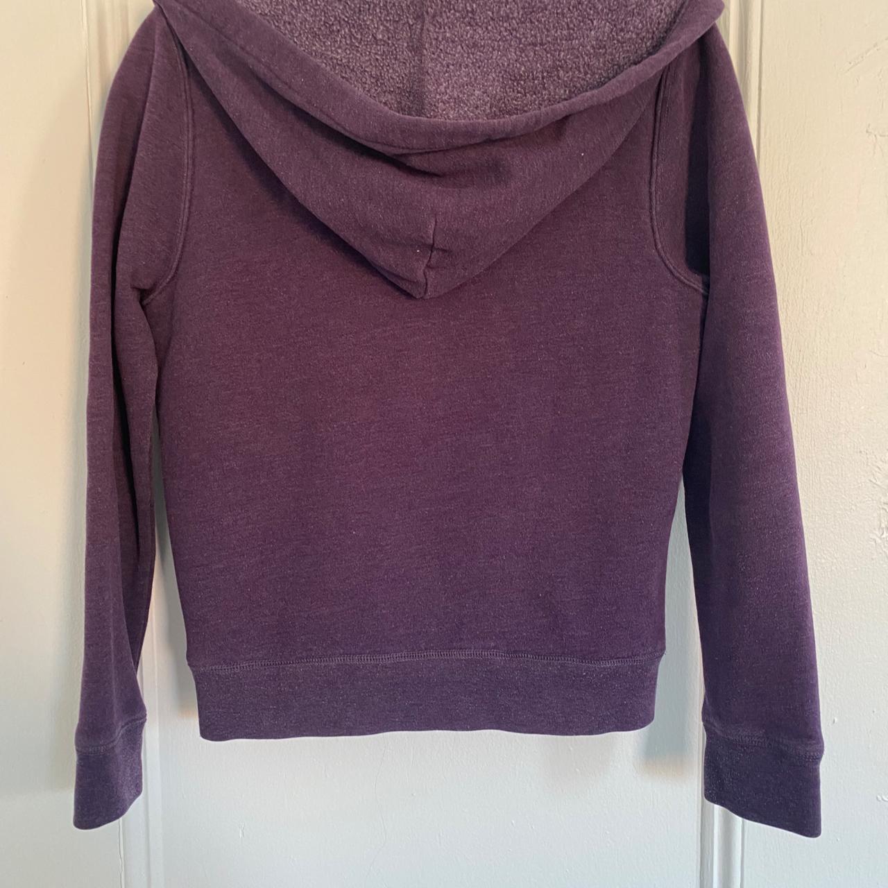 J. Crew Purple Zip-Up Hoodie. Good condition! - Depop