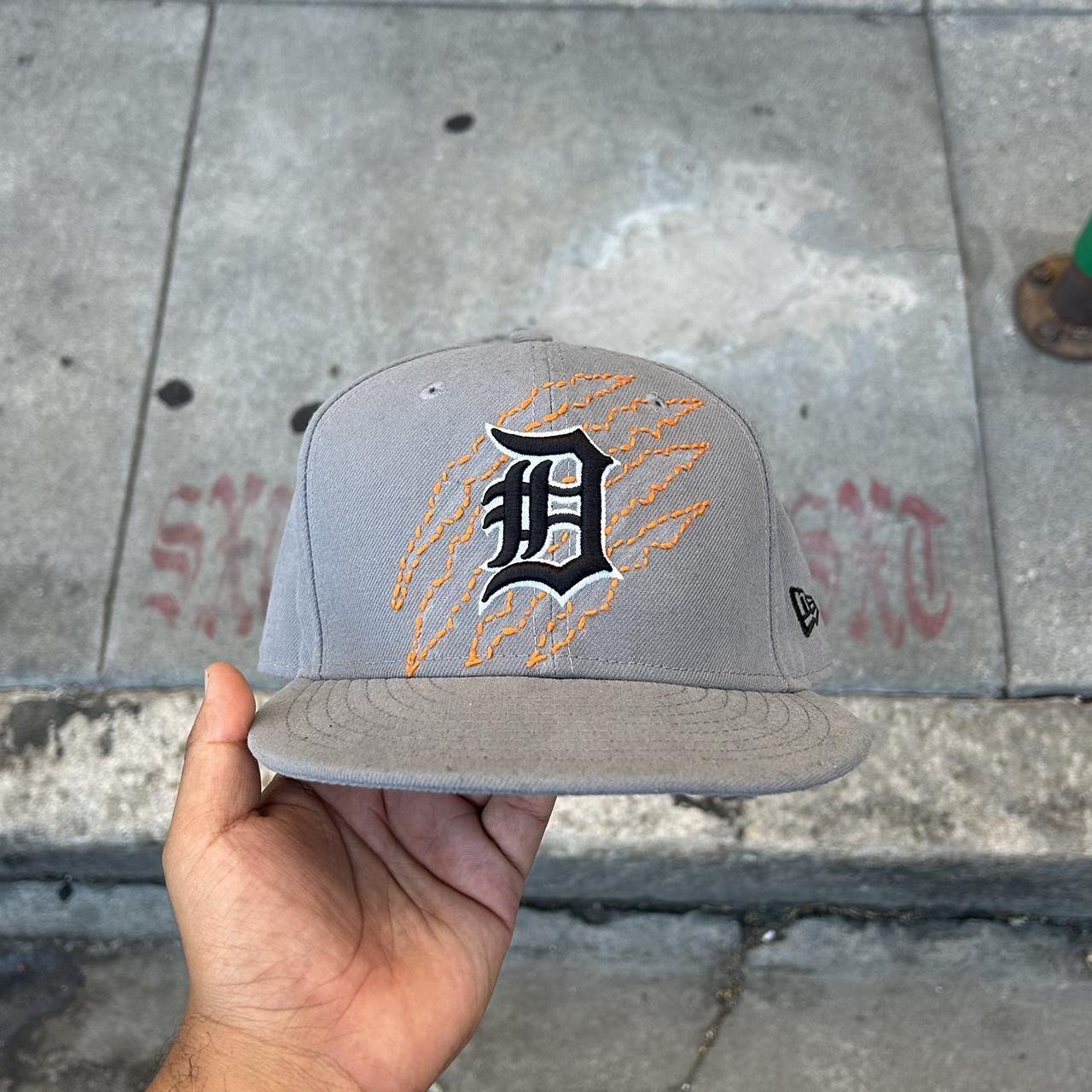 入荷now 安全 Detroit Tigers Depop | Tiger Sashiko 3/8 7 Fitted Era New 帽子