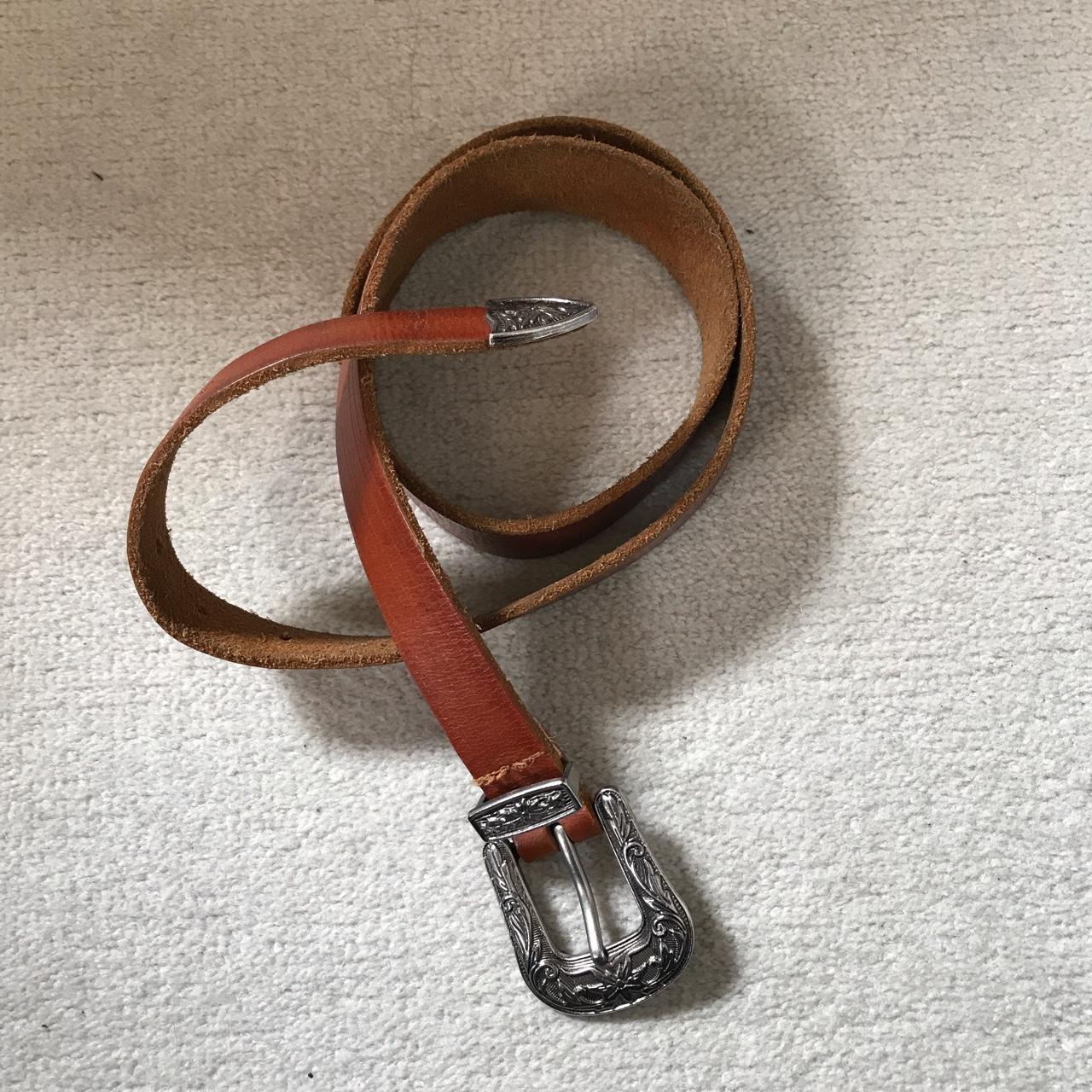 ladies tan belt