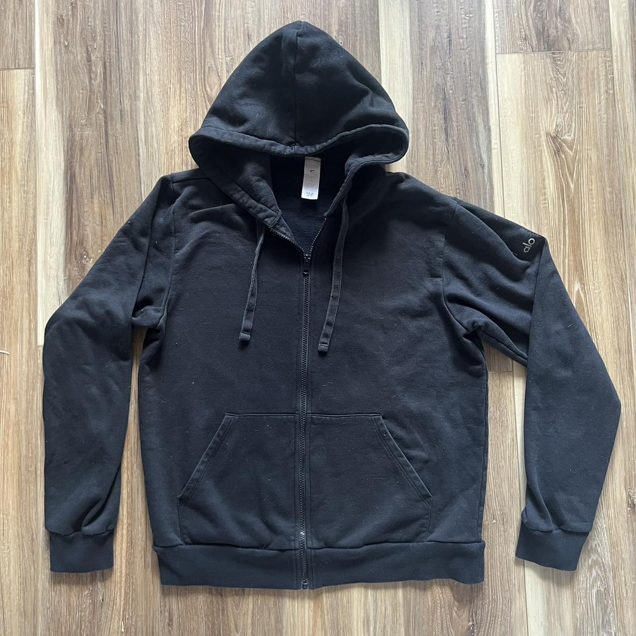 Renown Heavy Weight Full Zip Hoodie - Black