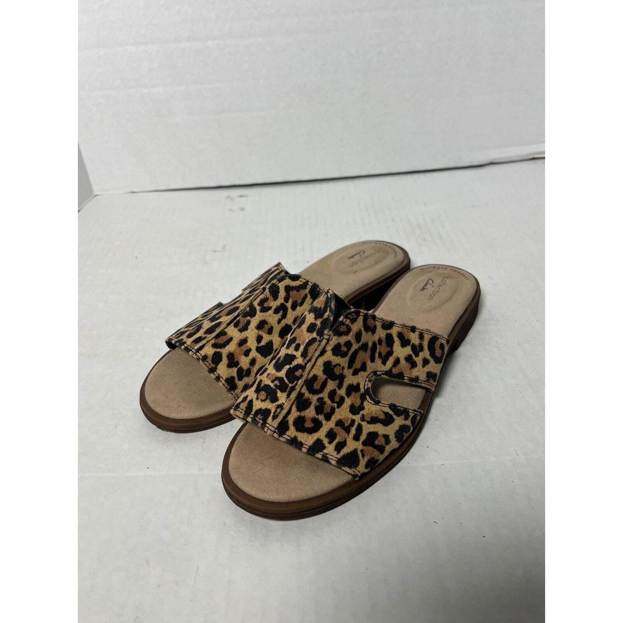 Clarks Collection Leopard Print Declan Flo Sandal