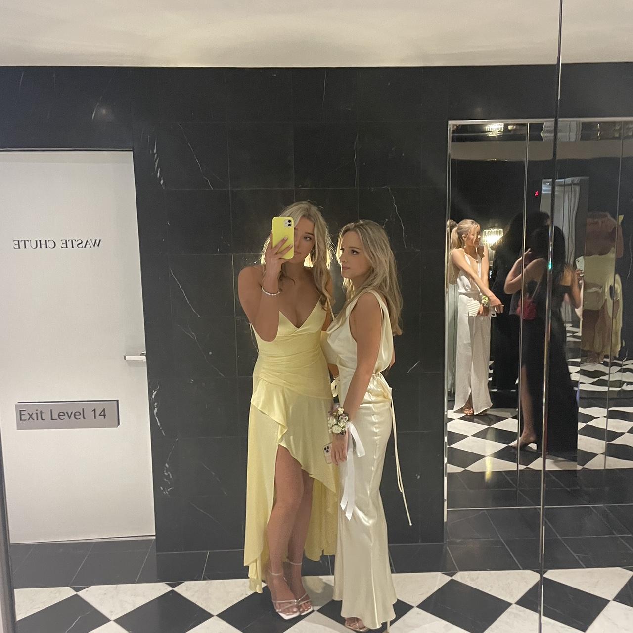 bardot x yellow dress