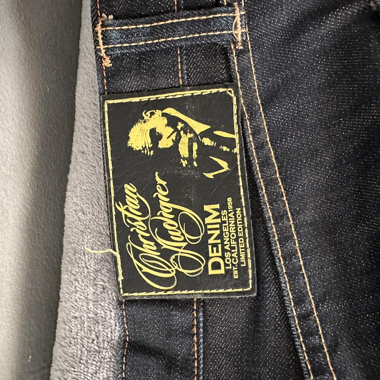 christian audigier/ed hardy jeans 36x32 used hard | Depop