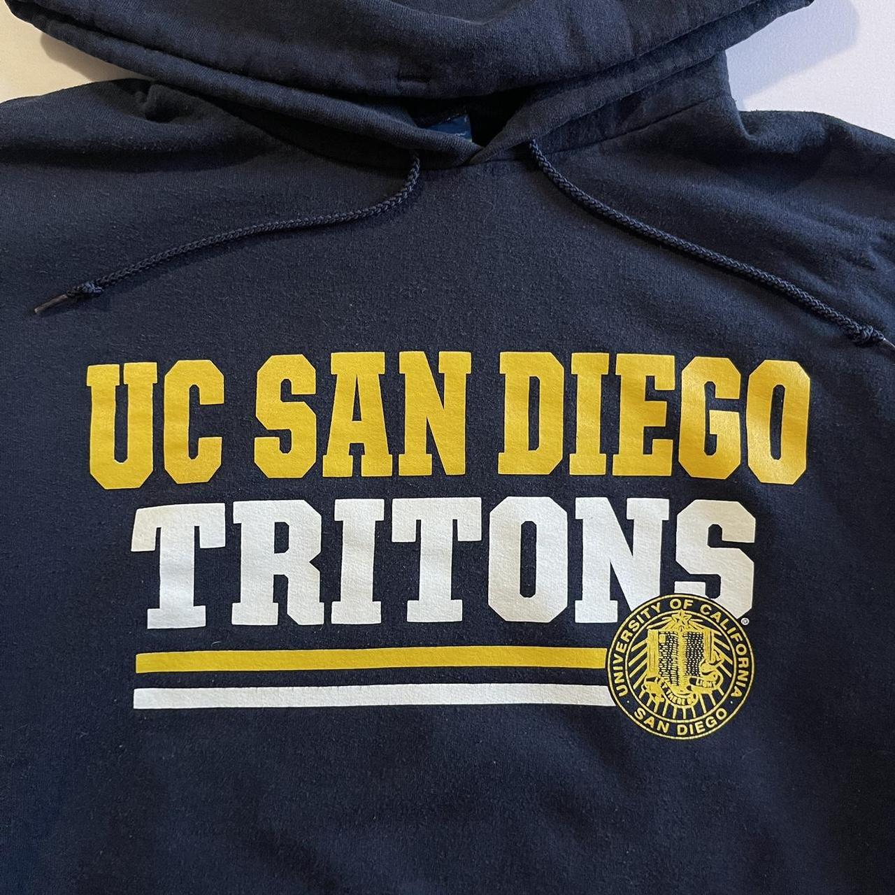 San Diego university eco fleece by champion size large with online large embroidered front and badges