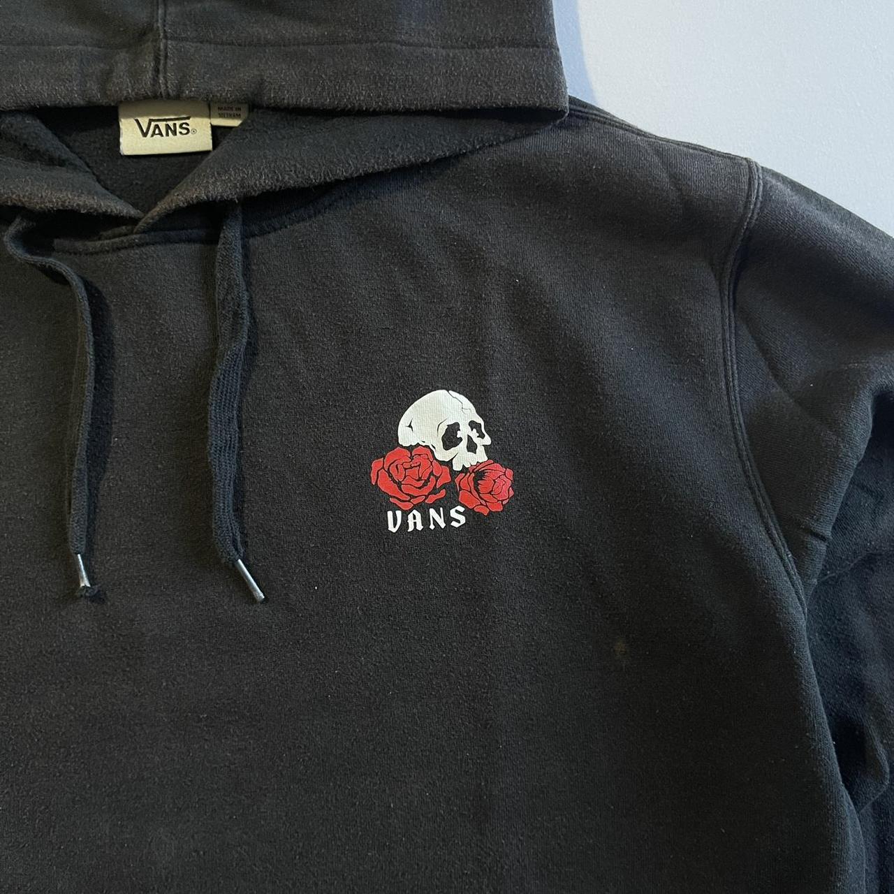 Vans Skull and Roses Graphic Hoodie Tagged