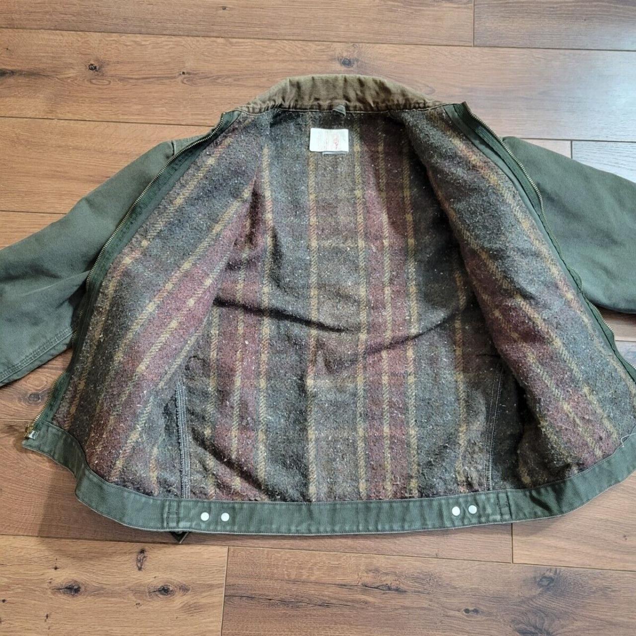 Vintage MADE IN USA! Carhartt Detroit Jacket - Size... - Depop